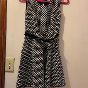 Black and white dress